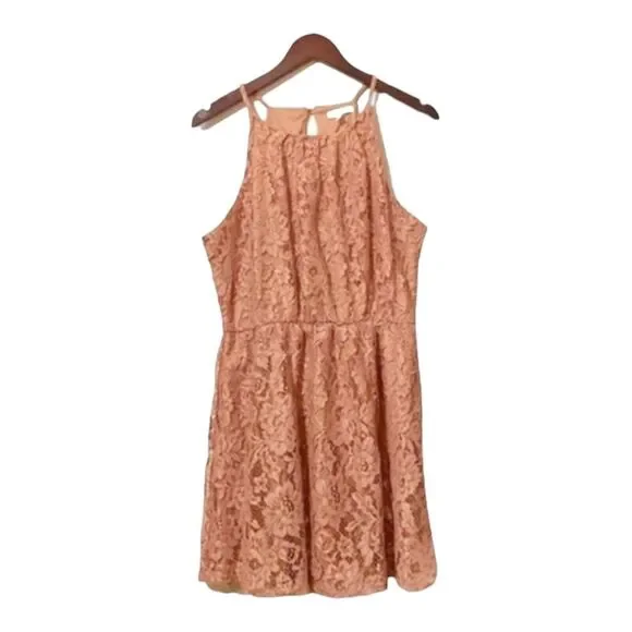 Maurices | Dresses | Maurices Peach Lace Halter Dress Romantic Summer Cocktail Party Elegant L | Poshmark Maurices | Dresses | Maurices Peach Lace Halter Dress Romantic Summer Cocktail Party Elegant L | Poshmark